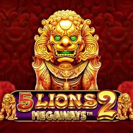 Slots logo of 5 Lions Megaways 2 from Pragmatic Play at Retrozino Casino