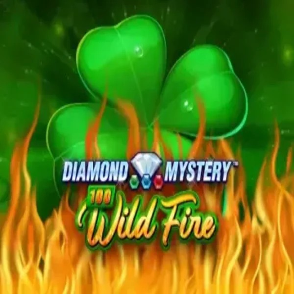 Diamond Mystery 100 Wild Fire slot logo by Greentube at Retrozino Casino
