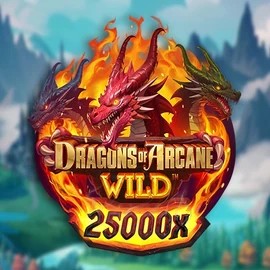 Dragons of Arcane Wild slot visual from Foxium available on retrozinoo.nl