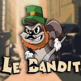 Le Bandit slot logo by Hacksaw Gaming at Retrozino Casino